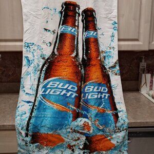 "TOWEL SPECIALTIES" BUD LIGHT BEACH TOWEL